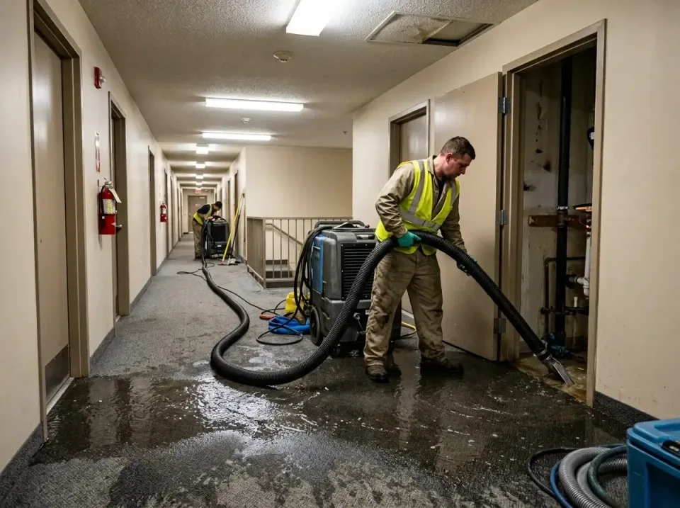 multi-unit-apartment-hallway-f-005 — frequently asked questions, Emergency Burst Pipe Water Extraction & Removal in Laurel H…